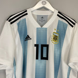 2018/19 ARGENTINA MESSI #10 HOME SHIRT (XL) ADIDAS