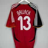 2006/07 GERMANY BALLACK #13 AWAY SHIRT (XXL) ADIDAS