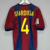 1998/00 BARCELONA GUARDIOLA #4 HOME SHIRT (M) ADIDAS