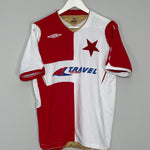 2008/09 SLAVIA PRAHA HOME SHIRT (M) UMBRO