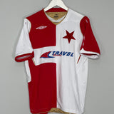 2008/09 SLAVIA PRAHA HOME SHIRT (M) UMBRO