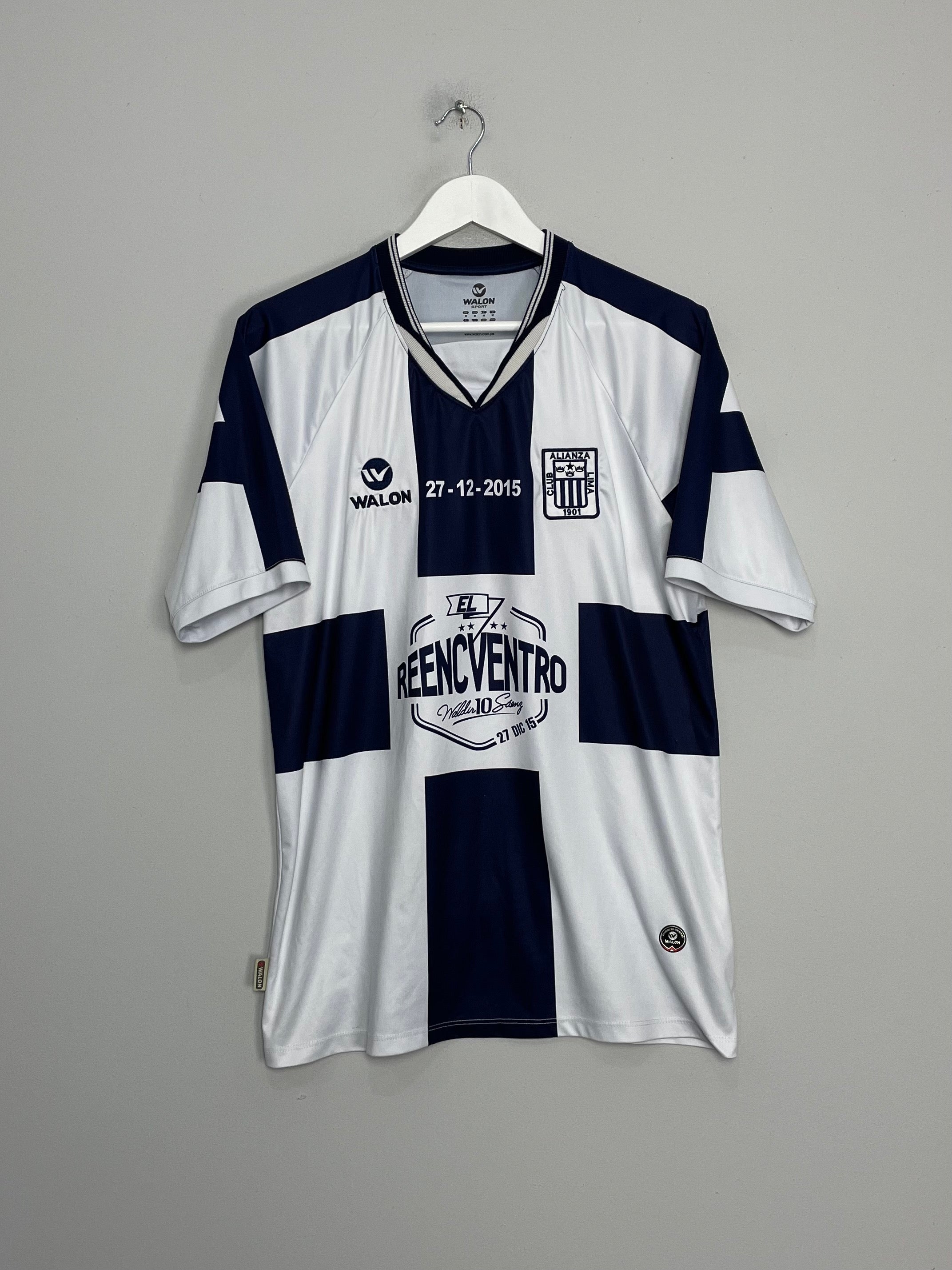 2015 ALIANZA LIMA #10 HOME SHIRT (M) WALON