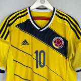 2014/15 COLOMBIA JAMES #10 HOME SHIRT (M) ADIDAS