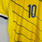 2014/15 COLOMBIA JAMES #10 HOME SHIRT (M) ADIDAS