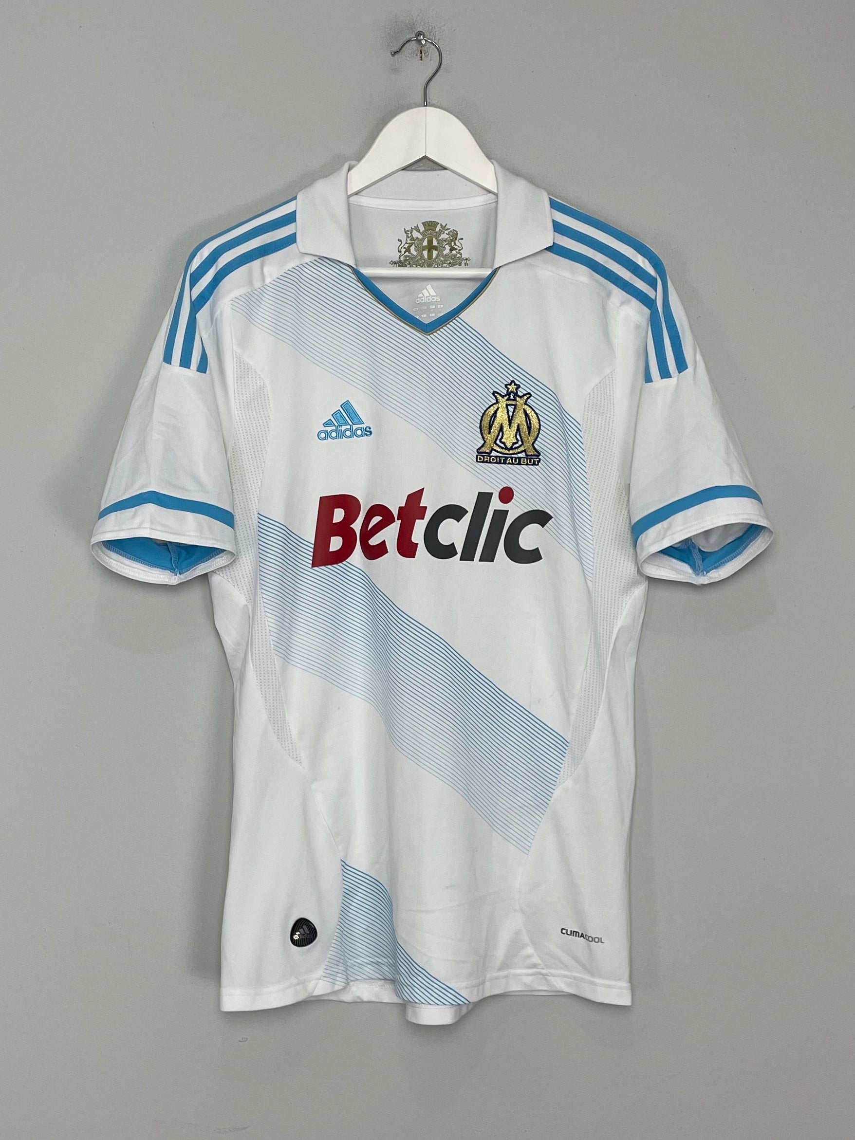 2011/12 MARSEILLE HOME SHIRT (M) ADIDAS