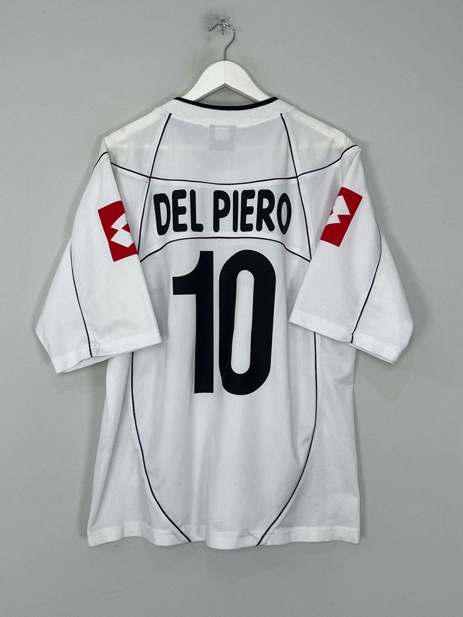 2002/03 JUVENTUS DEL PIERO #10 AWAY SHIRT (XL) LOTTO