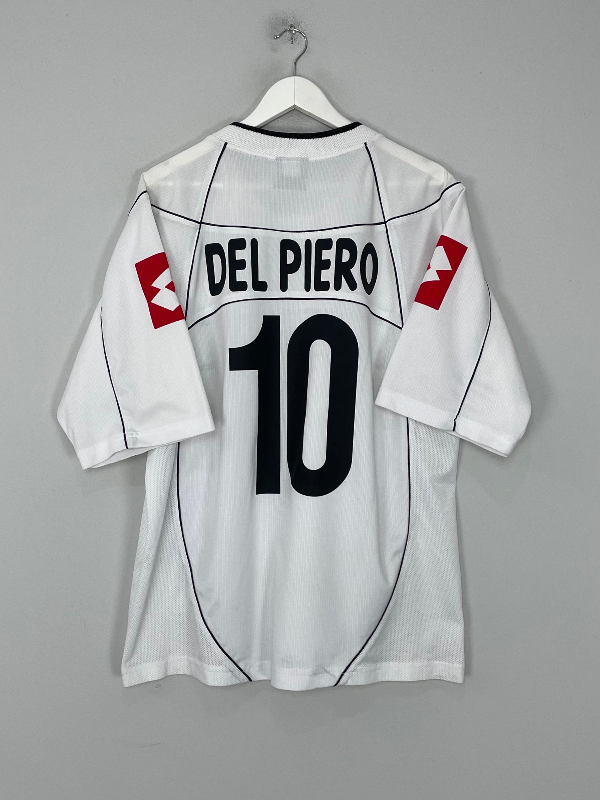 2002/03 JUVENTUS DEL PIERO #10 AWAY SHIRT (XL) LOTTO