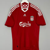 2008/10 LIVERPOOL ALONSO #14 HOME SHIRT (M) ADIDAS