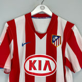 2008/09 ATLETICO MADRID FORLAN #7 HOME SHIRT (M) NIKE