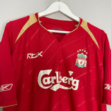 2005/06 LIVERPOOL C/L HOME SHIRT (L) REEBOK