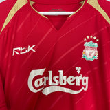 2005/06 LIVERPOOL C/L HOME SHIRT (L) REEBOK