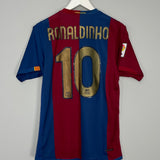 2006/07 BARCELONA RONALDINHO #10 HOME SHIRT (S) NIKE