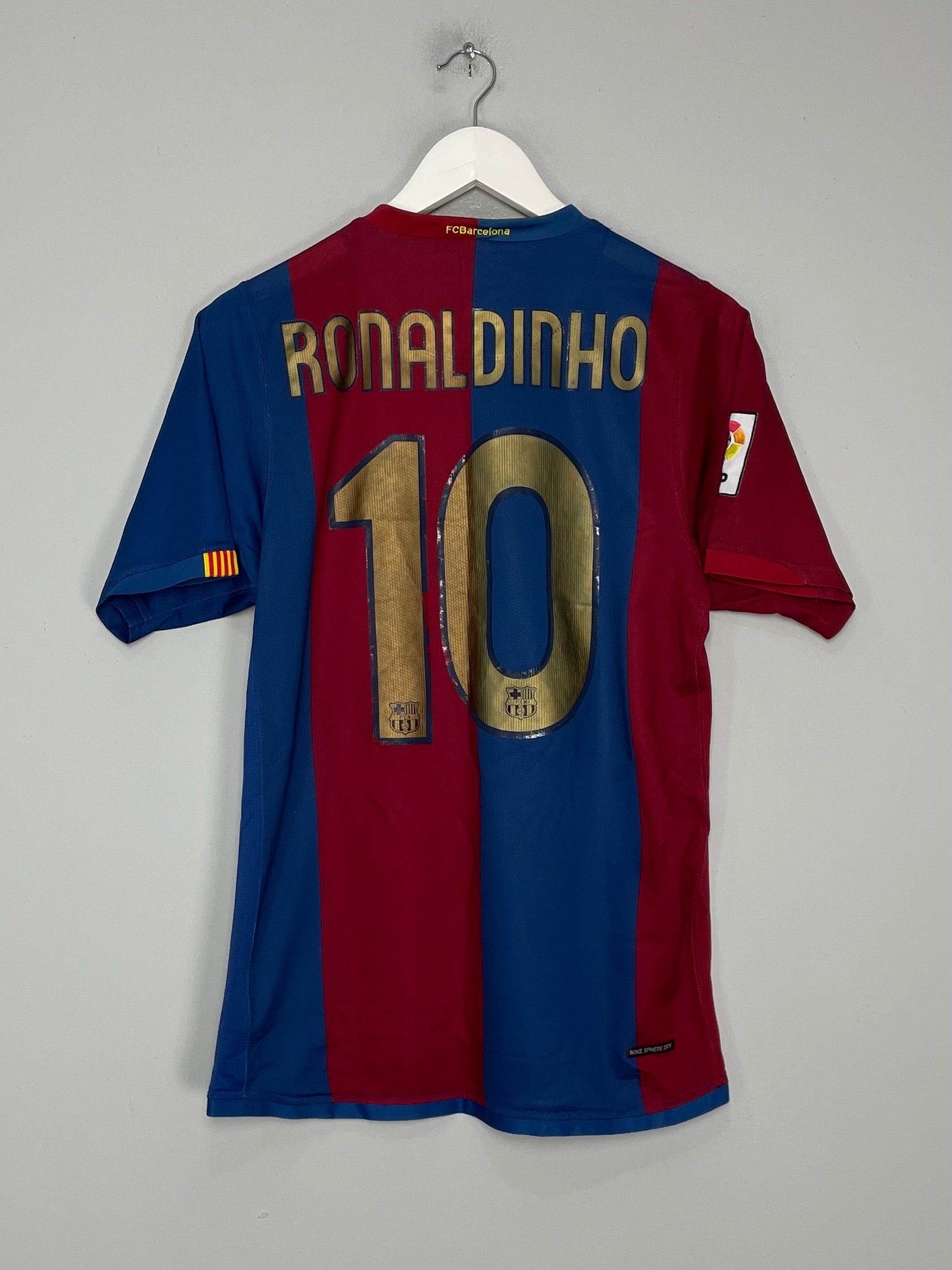 2006/07 BARCELONA RONALDINHO #10 HOME SHIRT (S) NIKE