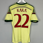 2014/15 AC MILAN KAKA #22 THIRD SHIRT (M) ADIDAS