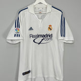 2001/02 REAL MADRID ZIDANE #5 HOME SHIRT (L) ADIDAS