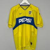 2003/04 BOCA JUNIORS AWAY SHIRT (M) NIKE