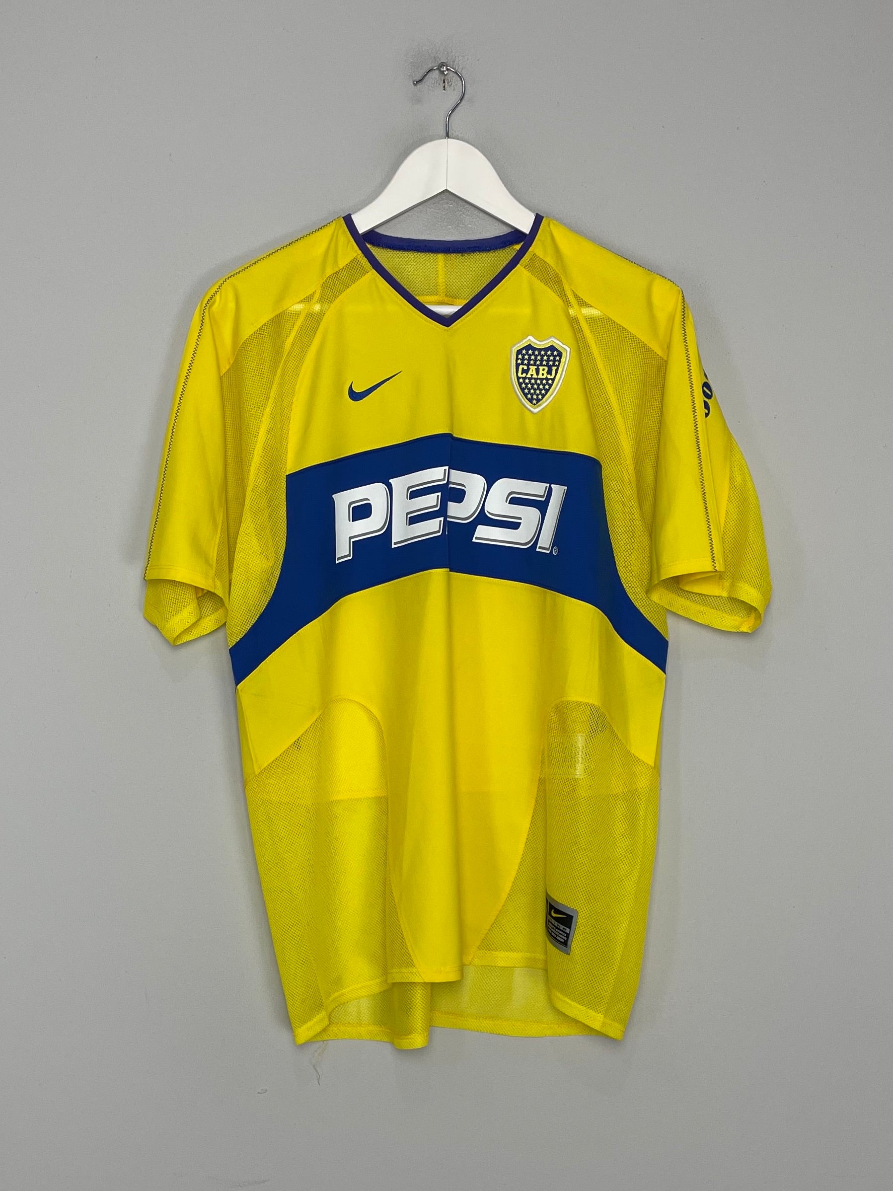 2003/04 BOCA JUNIORS AWAY SHIRT (M) NIKE