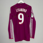 2011/12 LYON LISANDRO #9 *PLAYER ISSUE* L/S THIRD SHIRT (L) ADIDAS