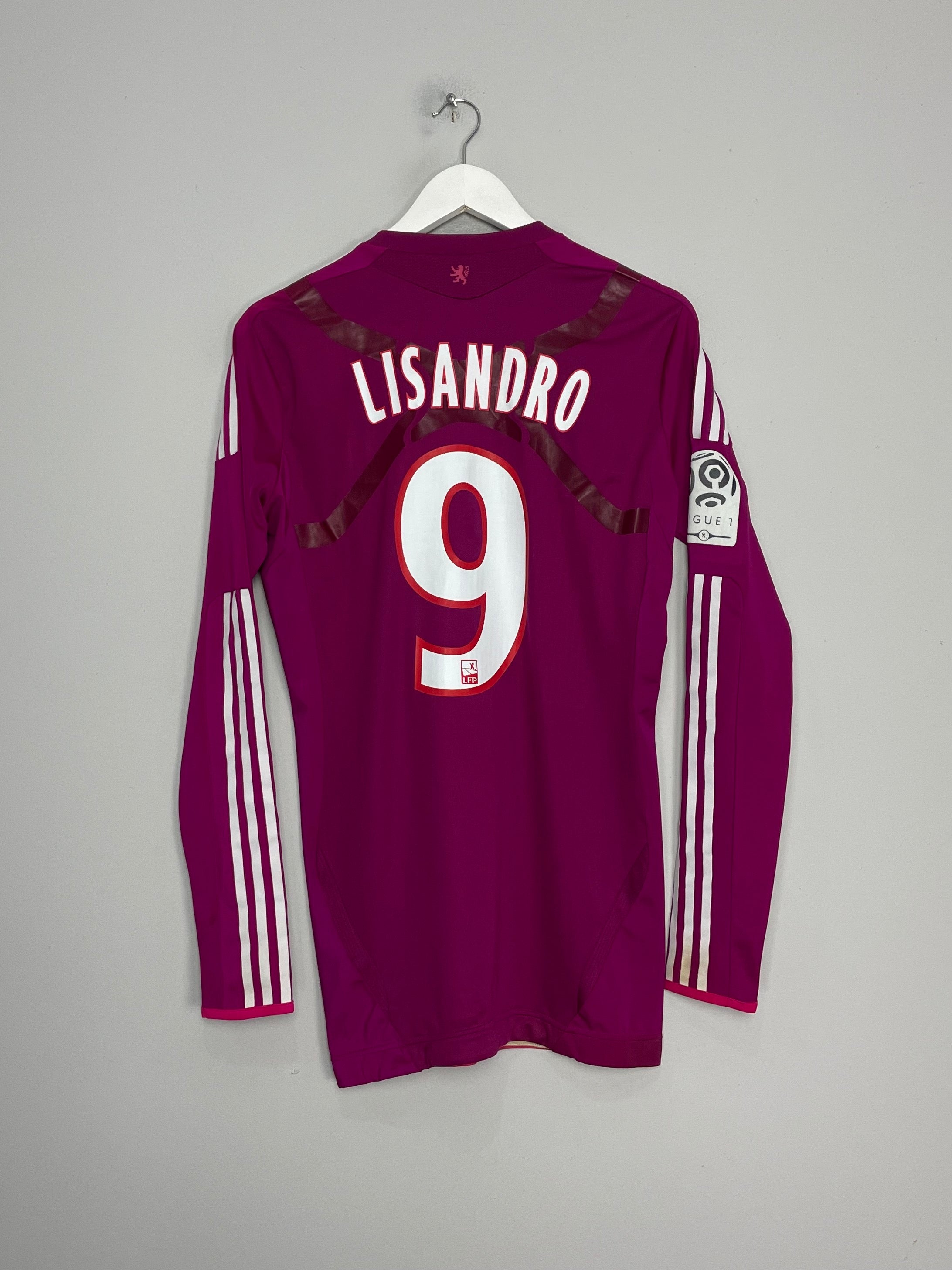 2011/12 LYON LISANDRO #9 *PLAYER ISSUE* L/S THIRD SHIRT (L) ADIDAS