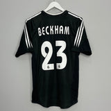 2004/05 REAL MADRID BECKHAM #23 AWAY SHIRT (M) ADIDAS