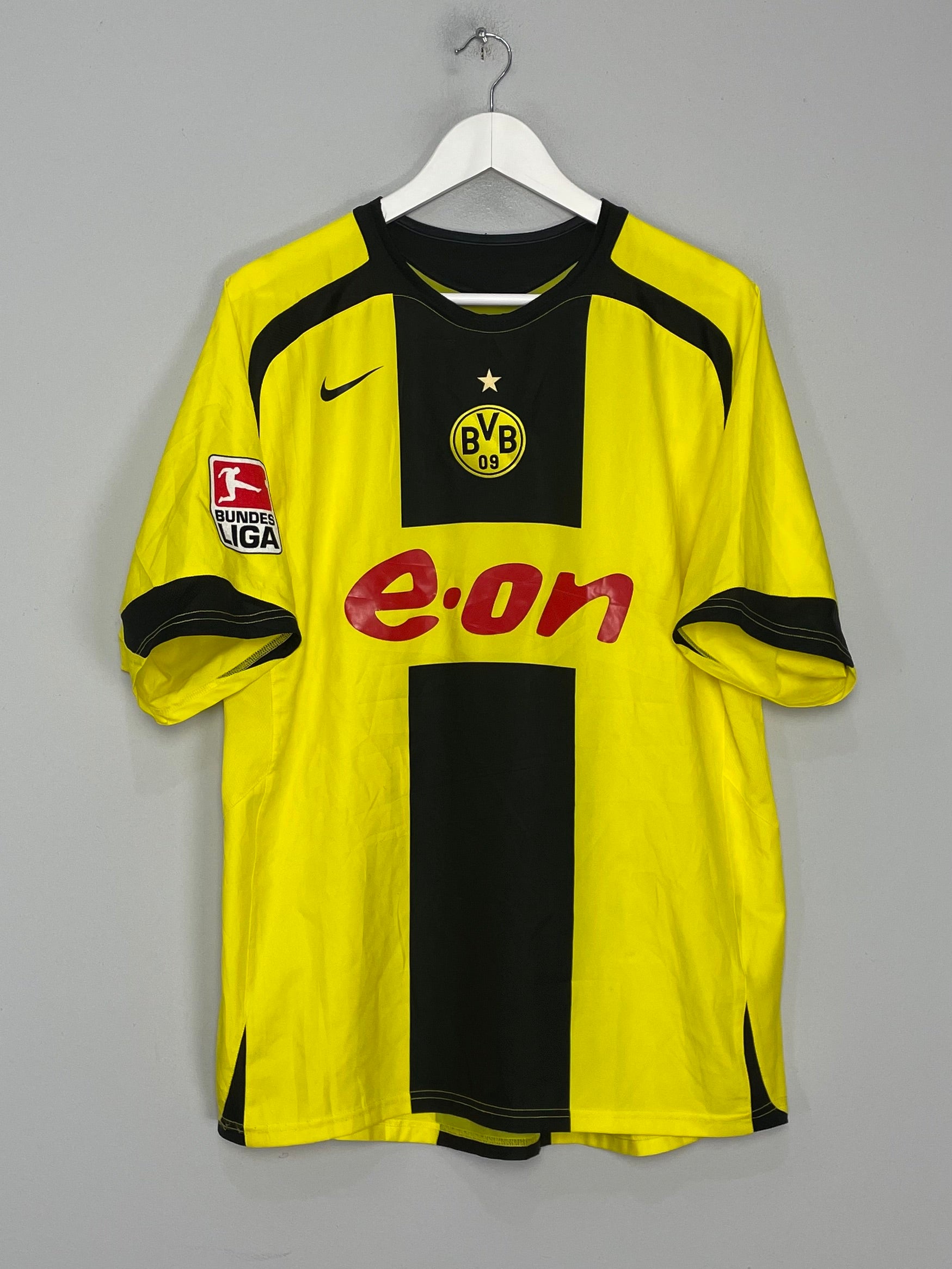 2005/06 DORTMUND BUCKLEY #7 HOME SHIRT (L) NIKE