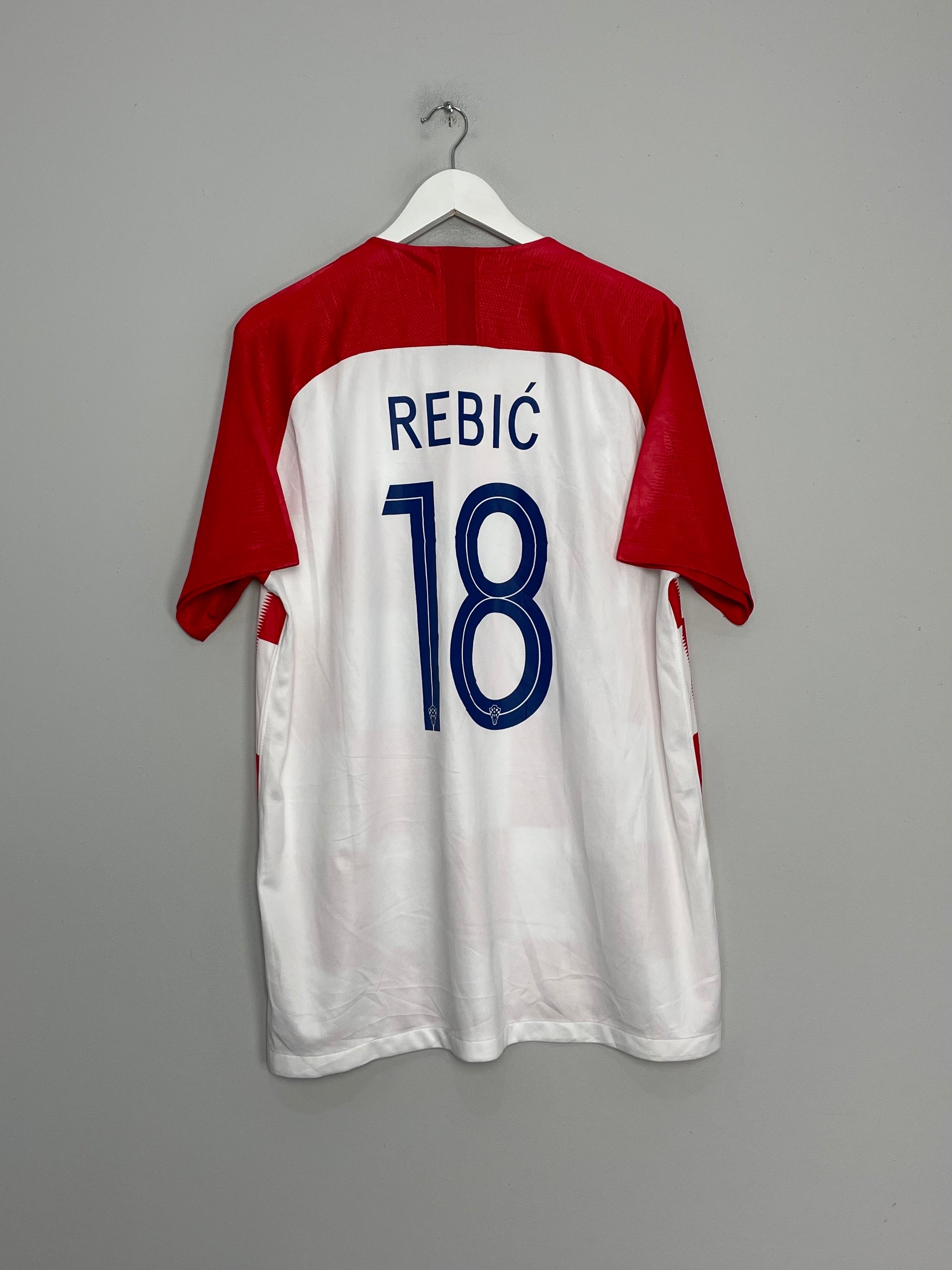 2018/19 CROATIA REBIC #18 HOME SHIRT (XL) NIKE