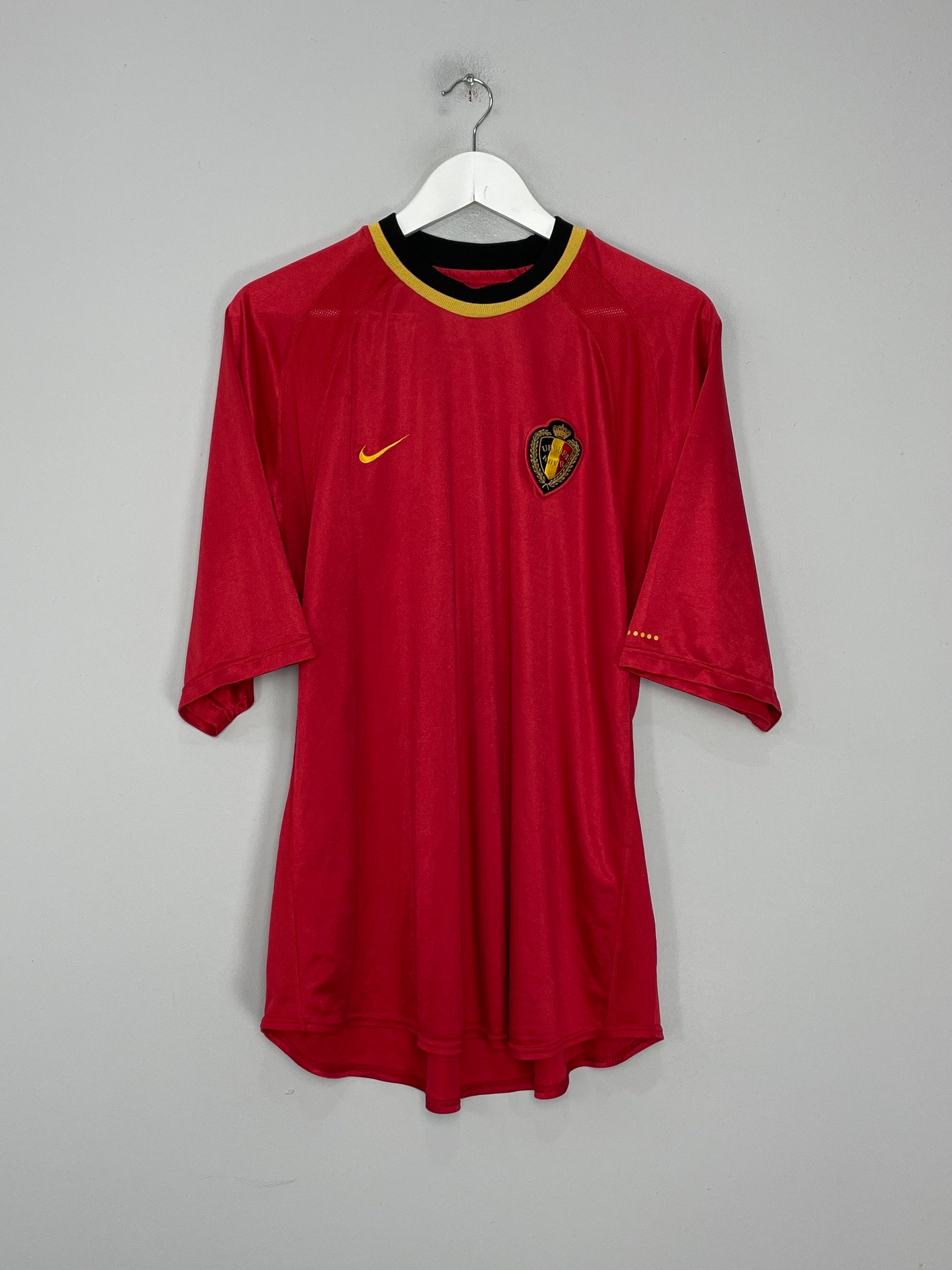 2000/01 BELGIUM HOME SHIRT (XL) NIKE