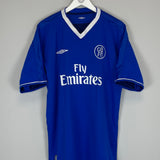 2003/05 CHELSEA DROGBA #15 HOME SHIRT (XL) UMBRO