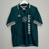 1995/96 AJAX AWAY SHIRT (M) UMBRO