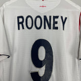 2005/07 ENGLAND ROONEY #9 HOME SHIRT (L) UMBRO