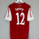 2011/12 ARSENAL HENRY #12 HOME SHIRT (L) NIKE