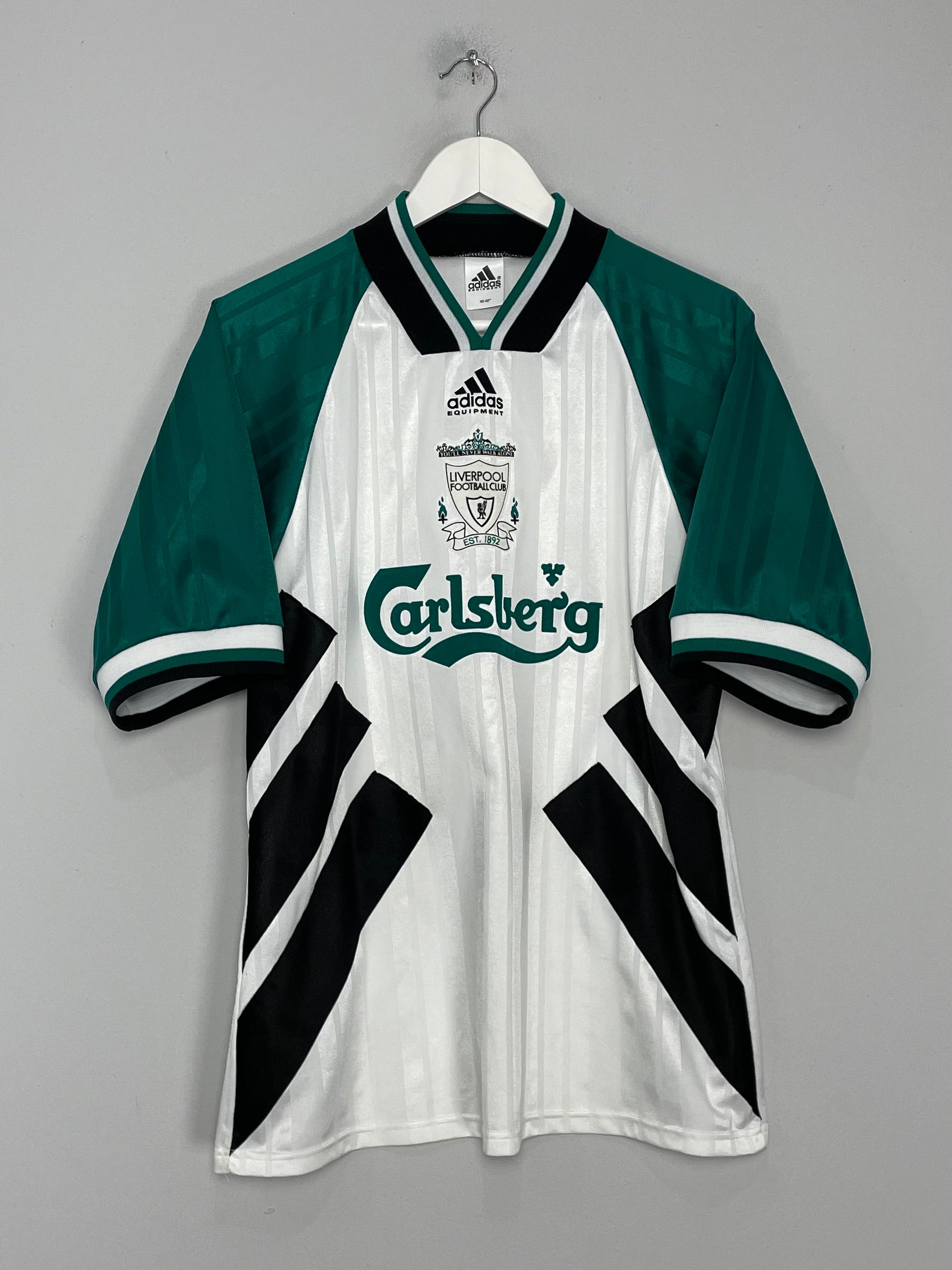 1993/95 LIVERPOOL AWAY SHIRT (M) ADIDAS