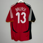 2005/07 GERMANY BALLACK #13 AWAY SHIRT (XXL) ADIDAS