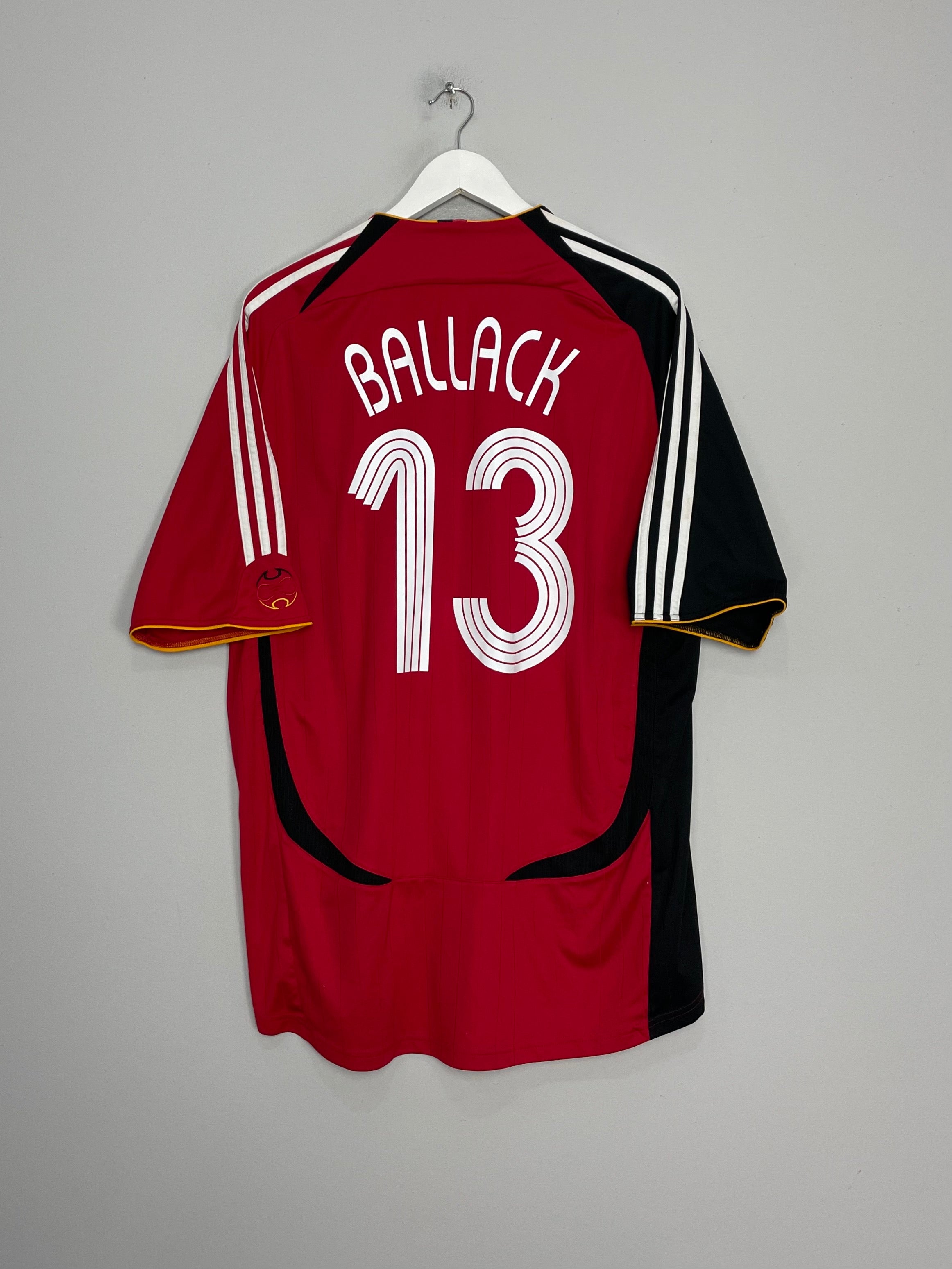 2005/07 GERMANY BALLACK #13 AWAY SHIRT (XXL) ADIDAS