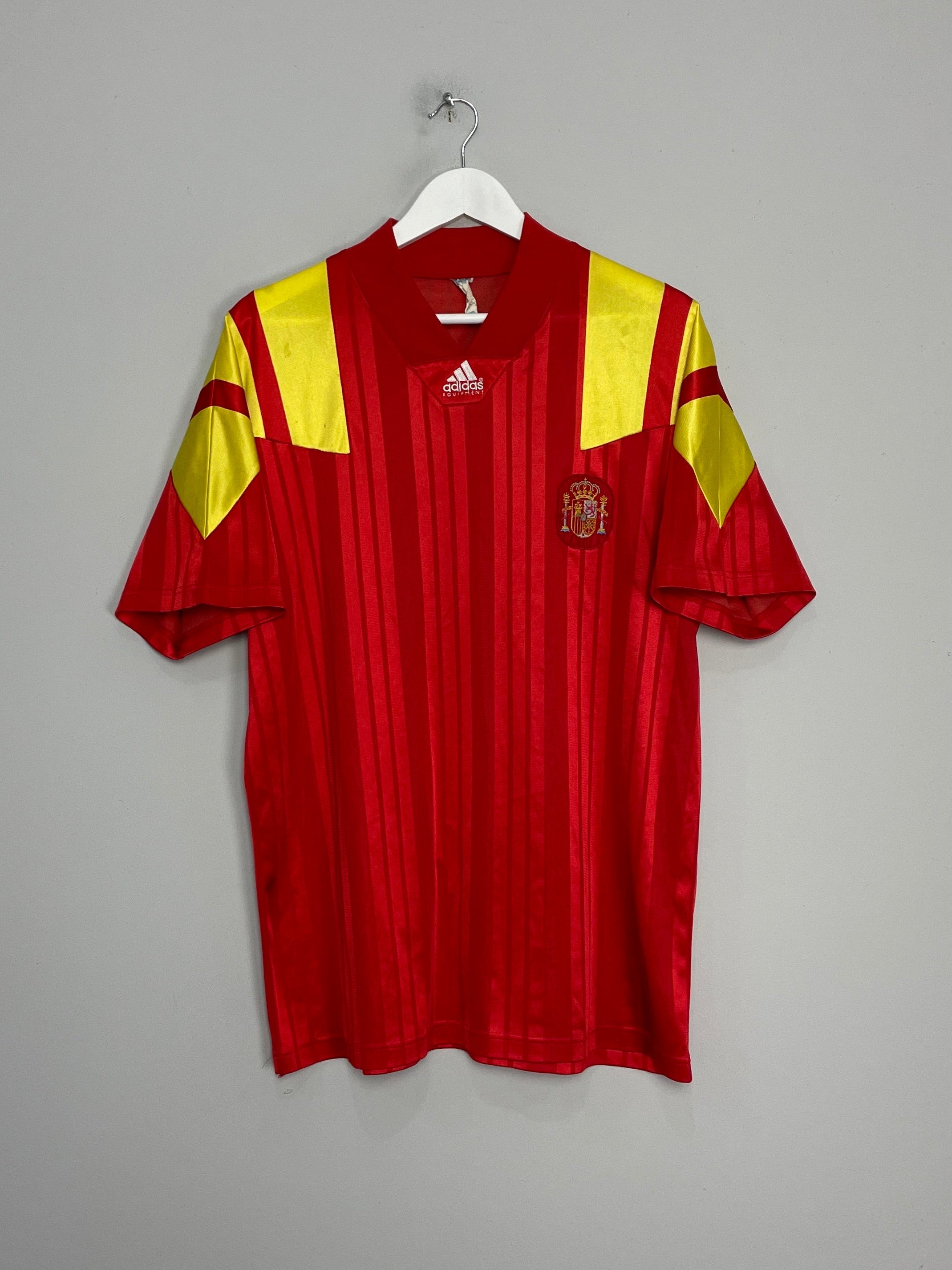 1992/94 SPAIN HOME SHIRT (L) ADIDAS