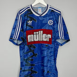 1993/94 SCHALKE HOME SHIRT (L) ADIDAS