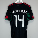 2010/11 MEXICO J.HERNANDEZ #14 AWAY SHIRT (M) ADIDAS