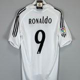 2005/06 REAL MADRID RONALDO #9 *BNWT* HOME SHIRT (M) ADIDAS