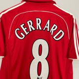 2007/08 LIVERPOOL GERRARD #8 HOME SHIRT (S) ADIDAS