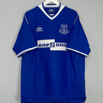 1999/00 EVERTON HOME SHIRT (XXL) UMBRO