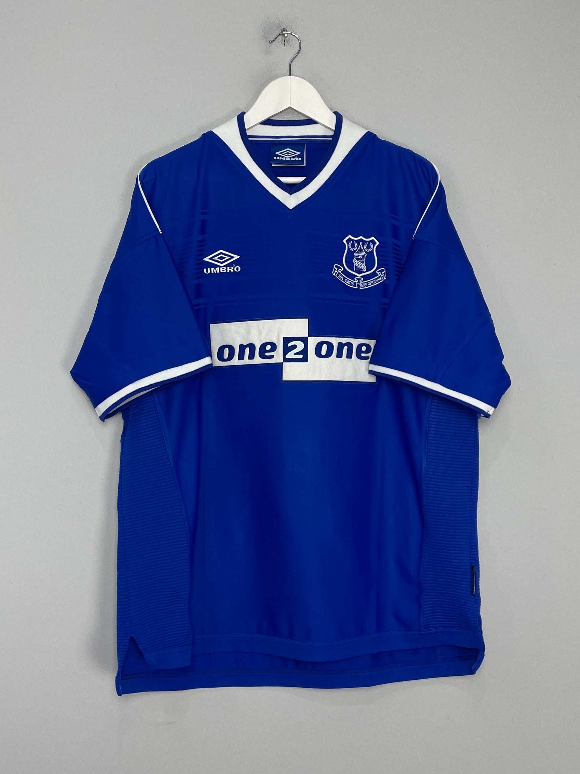 1999/00 EVERTON HOME SHIRT (XXL) UMBRO