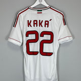 2012/13 AC MILAN KAKA #22 AWAY SHIRT (M) ADIDAS