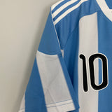 2010/11 ARGENTINA MESSI #10 HOME SHIRT (XL) ADIDAS