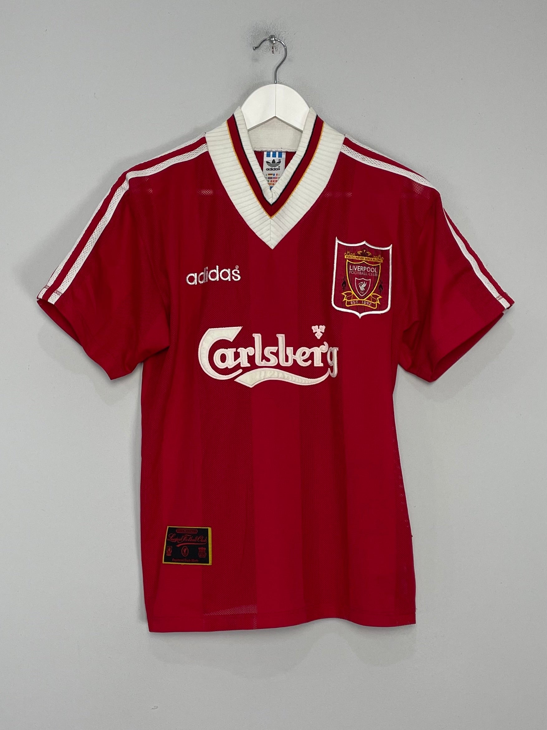 1995/96 LIVERPOOL HOME SHIRT (S) ADIDAS