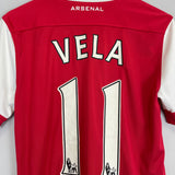 2010/11 ARSENAL VELA #11 HOME SHIRT (S) NIKE