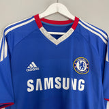 2010/11 CHELSEA DROGBA #11 HOME SHIRT (M) ADIDAS