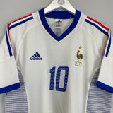 2002/04 FRANCE ZIDANE #10 AWAY SHIRT (M) ADIDAS