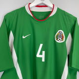 2003/04 MEXICO R.MARQUEZ #4 HOME SHIRT (L) NIKE