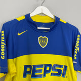 2004/05 BOCA JUNIORS HOME SHIRT (M) NIKE