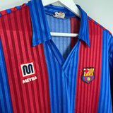 1989/92 BARCELONA #10 HOME SHIRT (XL) MEYBA